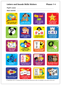 Sticker: Letters and Sounds Skills - Phases 1-4