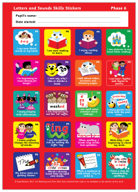 Sticker: Letters and Sounds Skills - Phase 6