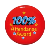 Badge: 100% Attendance Award