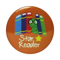 Badge: Star Reader - 25mm