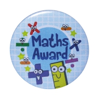 Badge: Maths Award - 25mm