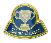 Badge: Silver Award - Enamel
