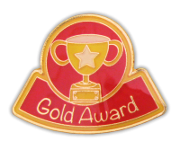 Badge: Gold Award - Enamel