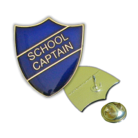 Badge: School Captain Blue - Enamel