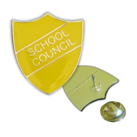 Badge: School Council Yellow - Enamel