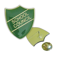 Badge: School Council Green - Enamel