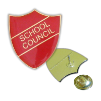 Badge: School Council Red - Enamel