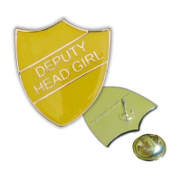 Badge: Deputy Head Girl Yellow - Enamel
