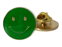 Badge: Green Smile - Enamel