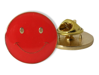 Badge: Red Smile - Enamel