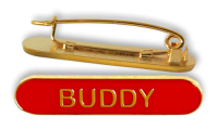 Badge: Buddy Bar Red - Enamel