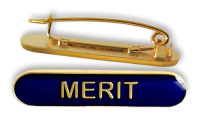 Badge: Merit Bar Blue - Enamel