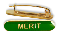 Badge: Merit Bar Green - Enamel