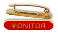 Badge: Monitor Bar Red - Enamel
