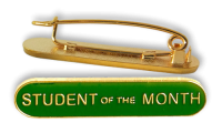 Badge: Student of the Month Green - Enamel
