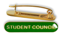 Badge: Student Council Bar Green - Enamel