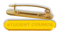 Badge: Student Council Bar Yellow - Enamel