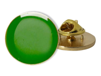 Badge: Plain Circle Green - Enamel