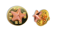 Badge: Bronze Star- 8mm Enamel