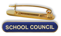 Badge: School Council Bar Blue - Enamel