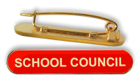 Badge: School Council Bar Red - Enamel