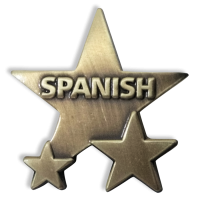 Badge: Spanish Star - Metal