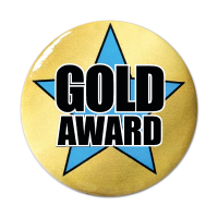 Badge: Gold Award - 38mm