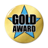 Badge: Gold Award - 38mm