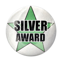 Badge: Silver Award - 38mm