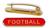 Badge: Red Football Bar - Enamel