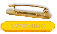 Badge: Yellow Swimming Bar - Enamel