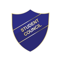 Badge: Student Council Enamel Shield - Blue