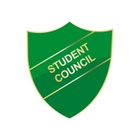 Badge: Student Council Enamel Shield - Green