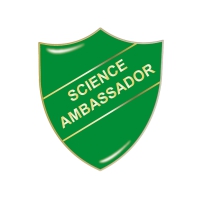 Badge: Science Ambassador Shield Green - Enamel