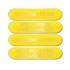 Personalised Enamel Bar Badge: Yellow