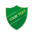 Personalised Enamel Shield Badge: Green