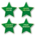 Personalised Enamel Star Badge: Green