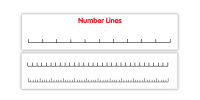 Double Sided Blank Number Line