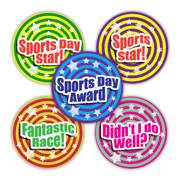 Sports Day Participation Stickers - SuperStickers