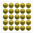 Sticker: Gold Stars - Metallic Gold Foil