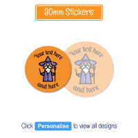 Personalised Sticker: Mixed Pack 30mm