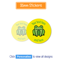 Personalised Sticker: Mixed Pack 35mm