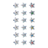 Sticker: Sparkling - Smiley Shaped Stars