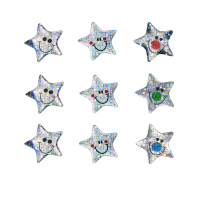 Sticker: Sparkling - Smiley Shaped Stars