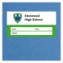 Personalised Exercise Book Label: Green