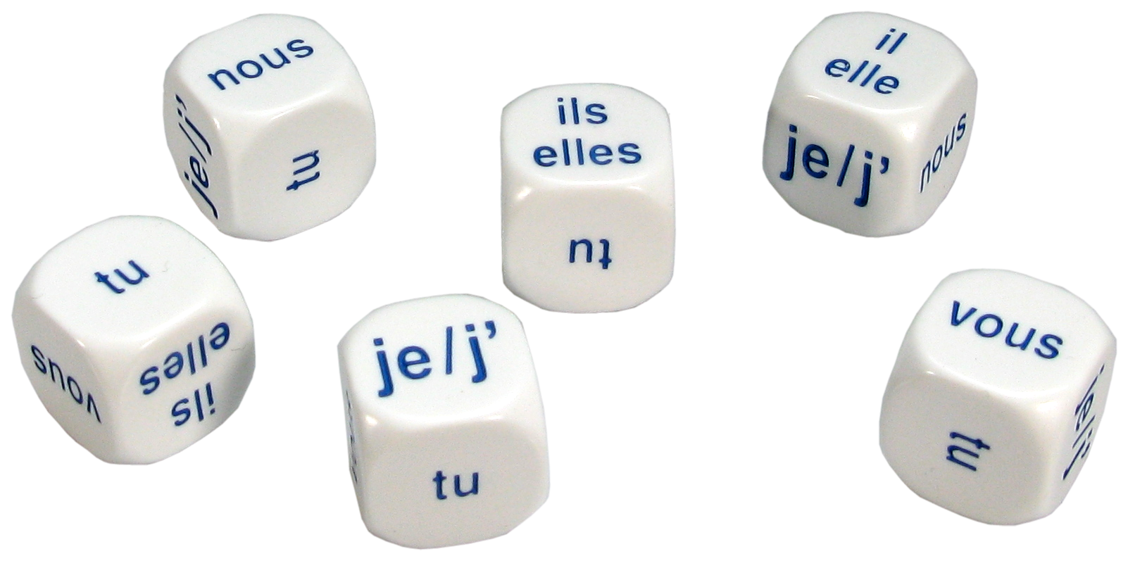 Games: French Pronoun Dice