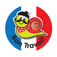 Sticker: Bon Travail - Snail