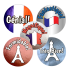 Sticker: French Praise Variety - Metallic Foil