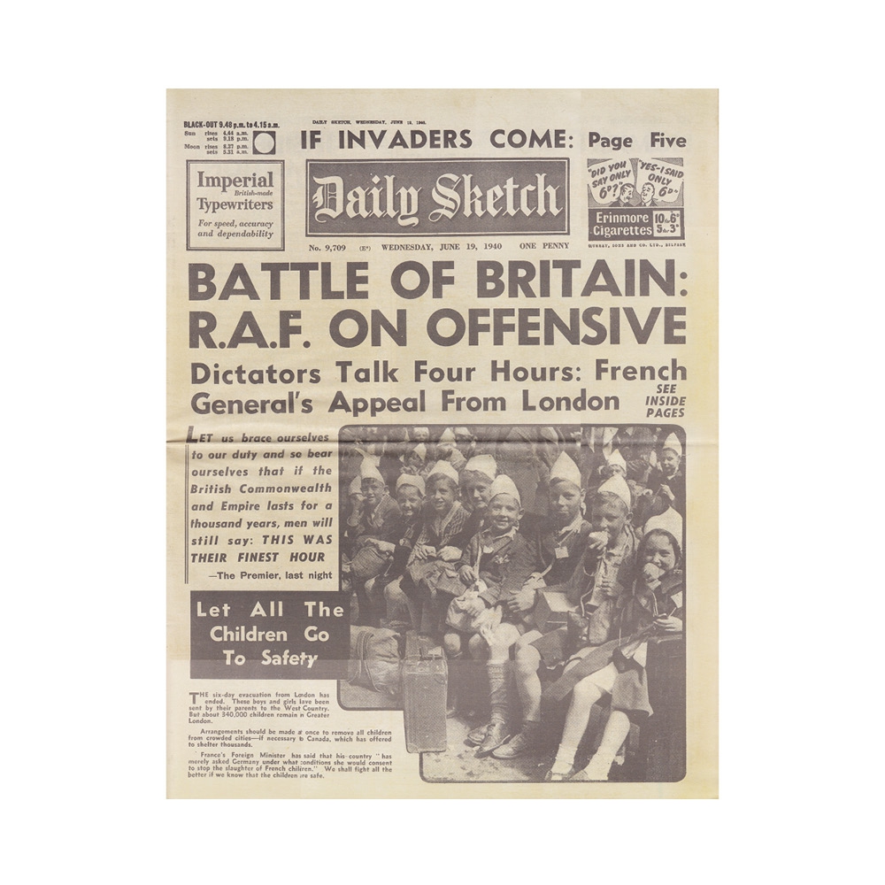 Battle of Britain Newspaper