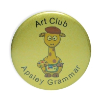 Badge: Personalised - 38mm Gold